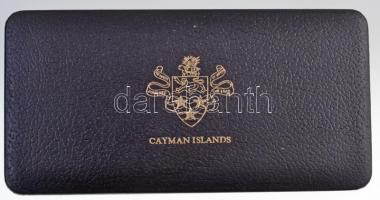 Kajmán-szigetek 1974. 1c-5D (8xklf) Br/Ni/Ag forgalmi sor szettben, eredeti tokban T:PP kis patina, ...