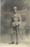 1915 Osztrák-magyar katonatiszt / WWI Austro-Hungarian K.u.K. soldier. photo (EK)