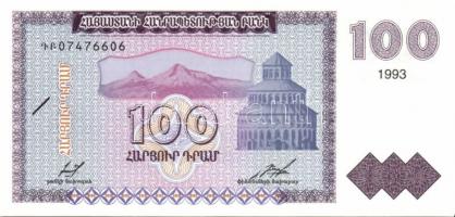 Örményország 1993. 10D, 25D, 50D, 100D, 200D, 500D, 1000D egy kivételével teljes sor! T:I + 1998. 50...