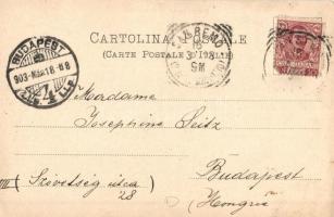 Victor Emmanuel III of Italy and Elena. Menotti Bassani &amp; C. Milano (EK)