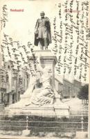 Szekszárd, Garay-szobor. Krammer Vilmos kiadása (Rb)