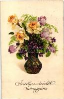 10 db főleg régi motívumlap, üdvözlőlapok és művészlapok. vegyes minőség / 10 mostly pre-1945 motive...