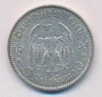 Német Harmadik Birodalom 1934A 5M Ag "Náci hatalom első évfordulója" T:2,2-
German Third ...