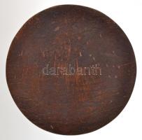 Czinder Antal (1937-) 1977. "Nyaralás" Br plakett (98mm) T:1-,2 patina