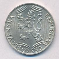 Csehszlovákia 1948. 100K Ag "Függetlenség" T:1-,2 Czechoslovakia 1948. 100 Korun Ag "...