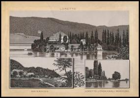 Wörthersee - Erinnerund an den Wörther-See / leporello with 12 litho cards. Buchhandlung Jon. Heyn A...