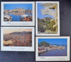 Egy doboznyi modern városképes és motívumlap / A box of modern town-view postcards and motive cards