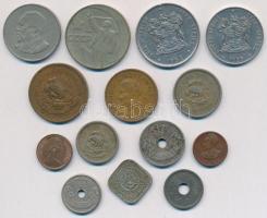 14db-os vegyes külföldi fémpénz tétel, érdekesebb darabokkal, közte Etiópia, Kenya, Mexikó, Románia,...
