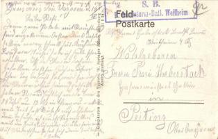 4 db régi katonai térképes motívumlap / 4 pre-1945 military map motive cards