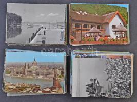 110 db modern városképes lap (Budapest, Balaton főleg) + 46 oldalas képeslap album / 110 modern Hungarian town-view postcards + postcard album with 46 pages