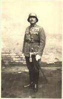 Magyar Királyi Honvédség szakaszvezető tisztje sok kitüntetéssel / ~WWII Royal Hungarian Army corporal officer. photo
