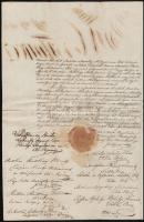 1842 Túrócz vármegyei rendek nemességigazolása Ruttkay család sarja részére, aláírásokkal