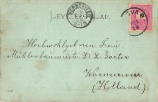 1899 Orsova, Kazán-szoros. G. Hutterer kiadása / Kazanpartie / Vedere din Cazane / gorge (EK)