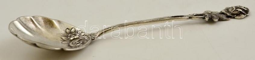 Ezüst habos kanál. Jelzett / Silver foam spoon 26,7 g