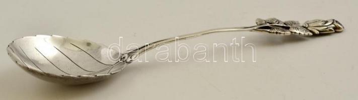 Ezüst habos kanál. Jelzett / Silver foam spoon 32 g