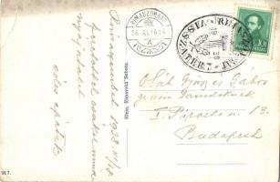 Rimaszombat, Rimavska Sobota; Járási hivatal / Okresny urad / county hall + 1938 Rimaszombat visszat...