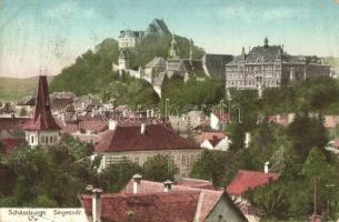 Segesvár, Schässburg, Sighisoara; látkép. W. Nagy kiadása / general view (EK)