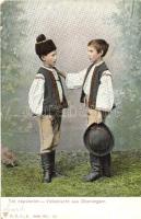 Tót népviselet / Volkstracht aus Oberungarn / Tót folklore from Upper Hungary (EB)