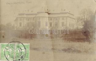 1911 Tarcaszentpéter, Petrovany; Klobusiczky (Vécsey) kastély / castle. TCV card, photo (fa)