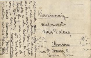 1911 Tarcaszentpéter, Petrovany; Klobusiczky (Vécsey) kastély / castle. TCV card, photo (fa)