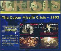 Kennedy és a rakétaválság kisív, Kennedy and the Cuban Missile Crisis minisheet