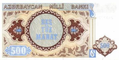 Azerbajdzsán 1993. 1M, 500M sorozatbetű "hányados"! T:I