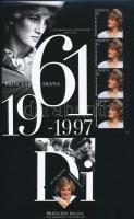 15th anniversary of Princess Diana's death mini sheet + block, Diana hercegnő halálának 15. évfordulója kisív + blokk