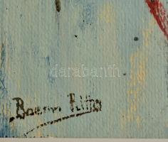 Boemm jelzéssel: Kislány portré. Akvarell, papír, 40×27 cm