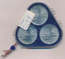 1977. 200Ft Ag (3xklf) "Magyar festők II. / Csontváry, Mányoki, Rippl-Rónai" eredeti plomb...