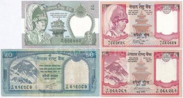 Nepál ~2012. 2R + 5R (2xklf) + 50R T:I,III Nepal ~2012. 2 Rupees + 5 Rupees (2xdiff) + 50 Rupees C:UNC,F