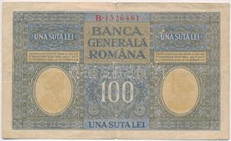 Románia / Német megszállás 1917. 100L T:III,III- szakadás
Romania / German occupation 1917. 100 Lei...