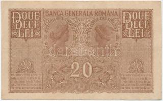Románia / Német megszállás 1917. 20L T:III
Romania / German occupation 1917. 20 Lei C:F
Krause M6