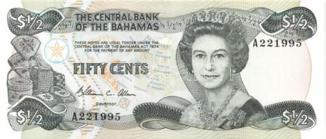 Bahama szigetek 1974(1984). 1/2$, 1$ 2db klf variáns T:I