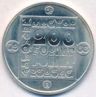 1985. 200Ft Ag "Természetvédelem - Vadmacska" T:BU Adamo EM86