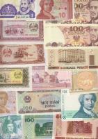 301db klf bankjegy, jobbakkal, az egész világból, régi és új T:I (legalább 200db),II,III,IV