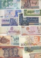 301db klf bankjegy, jobbakkal, az egész világból, régi és új T:I (legalább 200db),II,III,IV