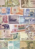 301db klf bankjegy, jobbakkal, az egész világból, régi és új T:I (legalább 200db),II,III,IV