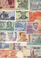 301db klf bankjegy, jobbakkal, az egész világból, régi és új T:I (legalább 200db),II,III,IV