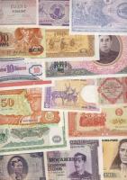 301db klf bankjegy, jobbakkal, az egész világból, régi és új T:I (legalább 200db),II,III,IV