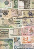 301db klf bankjegy, jobbakkal, az egész világból, régi és új T:I (legalább 200db),II,III,IV