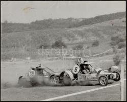 1984 Monok, autocross verseny, kis szakadással, 24x30 cm