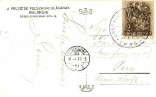 1938 Érsekújvár, Nové Zámky; bevonulás / entry of the Hungarian troops + 1938 Érsekújvár visszatért ...