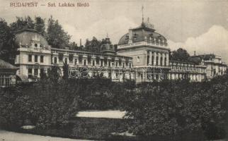 Budapest II. Szent Lukács fürdő. Würthle & Sohn kiadása (EK)