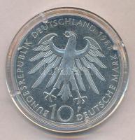 NSZK 1988F 10M Ag "Carl Zeiss" T:1-(PP) FRG 1988F 10 Mark Ag "Carl Zeiss" T:AU(P...