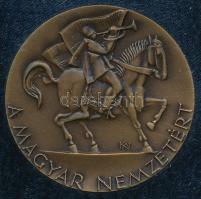 Kiss Nagy András (1930-1997) 1989. "Az Erdélyi Menekültekért" Br emlékérem műbőr tokban ta...