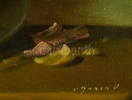 Murin Vilmos (1891-1952): Virágcsendélet. Olaj, vászon, jelzett, keretben, 30×40 cm