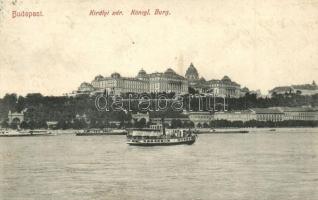 Budapest I. Királyi vár, gőzhajó (EK)