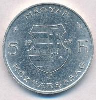1946. 5Ft Ag "vastag Kossuth" T:1-,2 
Adamo F8