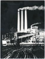 cca 1972 Gebhardt György (1910-1993) budapesti fotóművész hagyatékából 3 db jelzés nélküli, vintage ...