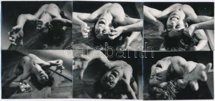 cca 1970 Balett, 7 db vintage fotó, 6,5x9,5 cm és 18x24 cm